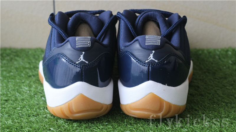 Authentic Air Jordan 11 Low Navy Gum